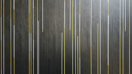 Image of VKR Modern Self Adhesive Textured Wallpaper with Subtle Vertical Line Pattern for Elegant Minimalist Interior Decor and Contemporary Living Spaces (45 x 300 cm - Dark Wooden Brown)