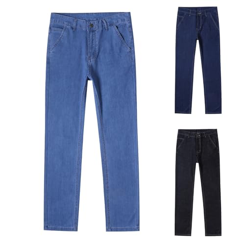 Pantalones vaqueros de verano para hombre en corte recto regular 3