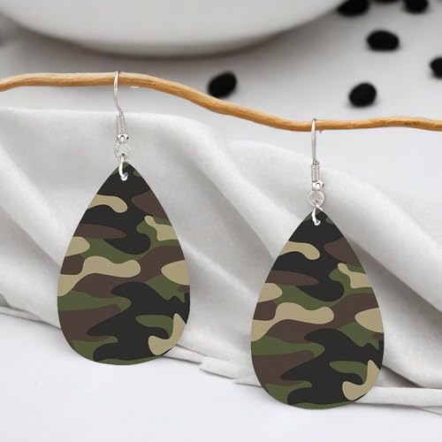 Leather Earrings Daily Styles Collection | Lightweight Hypoallergenic Design for Women, Trendy Geometric & Floral Patterns, Versatile for Casual & Office Wear2