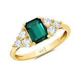 MAX and STONE 10K Gold Emerald Ring