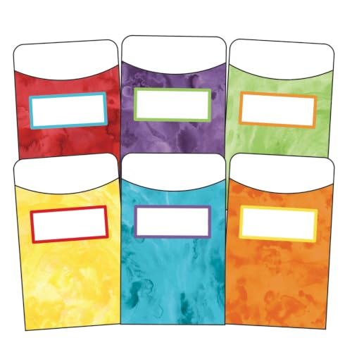 Carson Dellosa 36-Piece Library Card Pockets