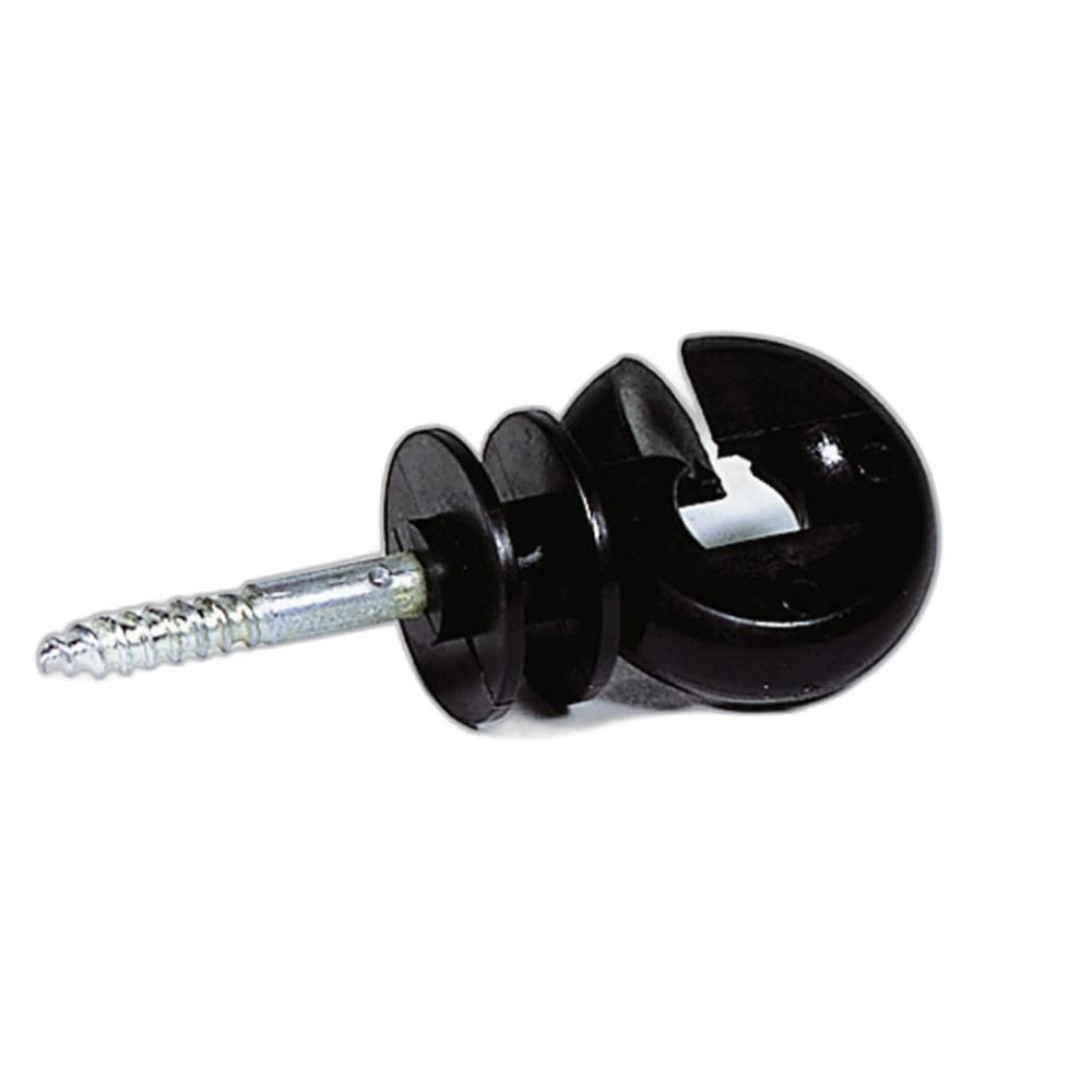 Isolatore Horizont Ranger Plus per recinzione da pascolo, nero, 120 pezzi, per nastro fino a 13 mm e filo fino a 4 mm, libero scorrimento