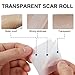 Advanced Silicone Scar Sheets - Transparent Medical Grade Strips, Gel Tape for Scar Removal, Reusable and Effective Removal New and Old Scars(120inch x 1.6inch Roll)