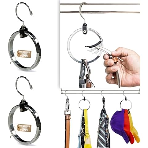 ROLLY HANGER Multipurpose Closet Hangers- Tie and Belt Hanger Cover