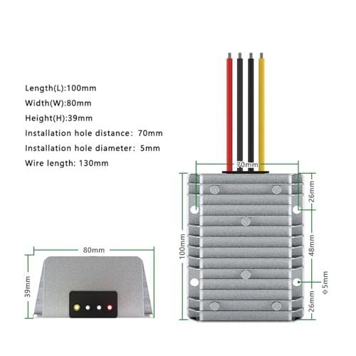 Convertisseur de Module Boost Y3 12V24V à 48V 8A Alimentation CC pour véhicules