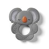 Infantino Squeeze & Teethe Textured Pal Koala - Soft, Easy to Hold, Made from All-Natural Rubber