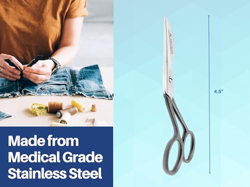 Artman Instruments Applique Pelican Duckbill Blade - Double Bent Curved Offset Handle Scissors For Embroidery, Fabric, Arts & Craft By Artman Instruments  thumb #6