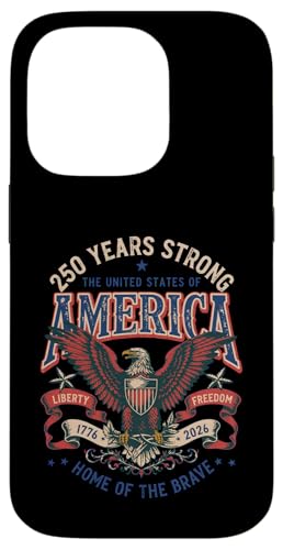 250 Years Strong USA - 2026�N7��4�� ���B���e�[�W - ���g�� �X�}�z�P�[�X iPhone 14 Pro �p