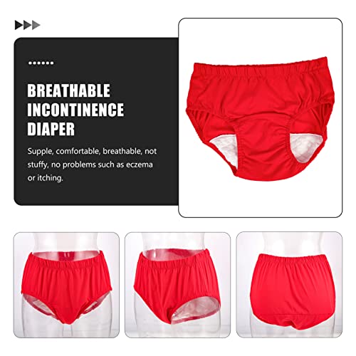 Healeved Fraldas de Pano para Adultos Laváveis ​​Algodão Reutilizável Roupas Íntimas para Idosos Inc