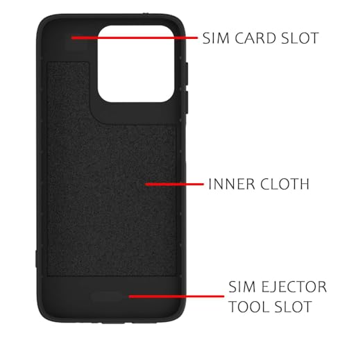 Image of Shockproof Case Compatible with Motorola Moto G67 Power 5G / G57 Power 5G | Full Camera Protection | TPU Flexible Back Cover for Motorola Moto G67 Power 5G / G57 Power 5G (Matte Black)