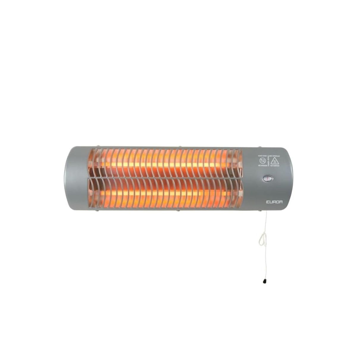 Eurom QH1203 Elektrische Badheizung, 1200W, 3 Leistungsstufen, Wandmontage (351224)