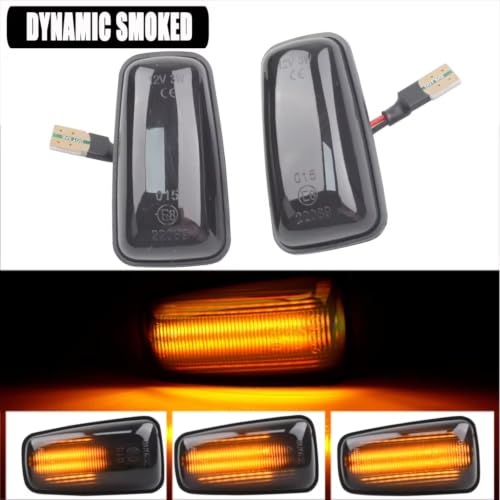 Intermitente lateral dinámico luz marcador compatible con Citroen Berlingo Jumpy 7