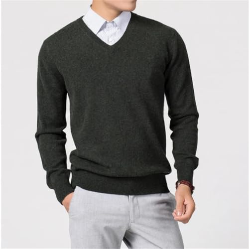 Fjnbbiot Men's V-Neck Pullovers Sweaters Cashmere Knitting Spring Sweaters Wool Knitwear Jumpers Clothes4