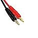 LINSYRC XT60I-F Female to 4.0mm Banana Plug Bullet Connector RC Battery Charging Cable 3.28ft 14AWG Silicone Wire for RC Helicopter Quadcopter etc.