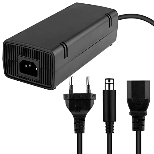 OSTENT AC EU Cavo di Alimentazione per Caricabatterie Adattatore Compatibile per Console Microsoft Xbox 360 E