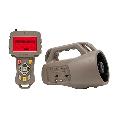 FOXPRO Prowler American Made Electronic Predator Call Remote Operated and Programmable Coyote, Fox, Crow, Hog Call for Hunting