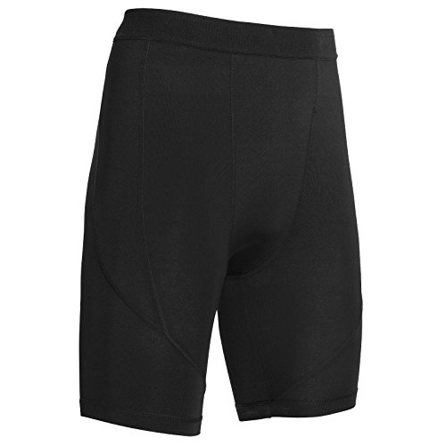 i-Sports - Pantalones cortos de compresión, junior, unisex, de deporte