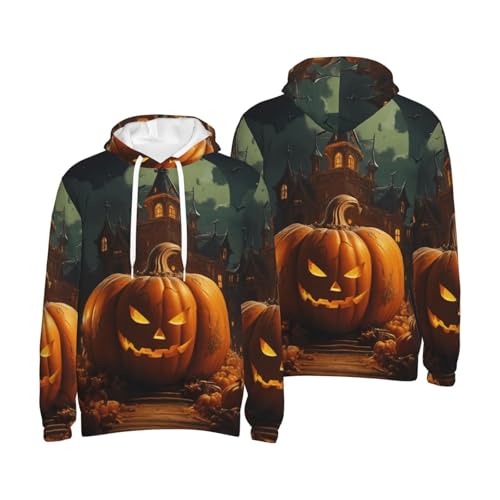Sweat à capuche confortable en polyester pour fêter Halloween tout en restant actif