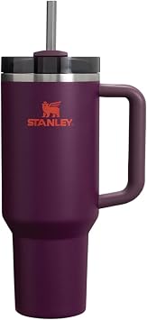 STANLEY 1913 Quencher H2.0 FlowState Tumbler 1.2L - Plum | Cold For 11 Hours - Iced For 48 Hours - Stainless Steel Tumbler With Straw, Handle And Lid - Dishwasher Safe Travel Mug
