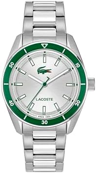 Lacoste Men's Boston Casual Watch 2011487, Silver, 39 mm