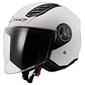 LS2, Casco Moto Jet AIRFLOW II gloss white, L