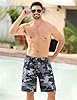APTRO Swimming Shorts Men Swim Trunks with Compression Liner 2 in 1 Quick Dry Beach Summer 9'' Board Shorts with Zipper Pockets Camouflage Grey MK284 XXL #1