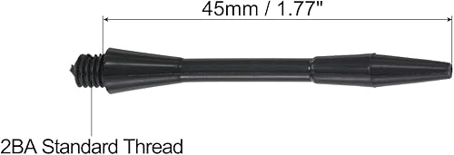 Miniatura 2 de PATIKIL Ejes de dardo, tallos de dardos de plástico, accesorios de dardos para punta de acero