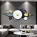 HAVFIFK Modern Metal Wall Art - Black & Gold Abstract Geometric Sculptures for Living Room, Dining Room, Bedroom & Bathroom12