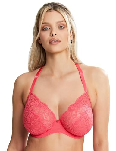 Cleo by Panache Sujetador Addison no acolchado con aros para mujer (10616), Rosa (Paradise Pink), 36FF