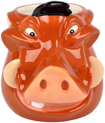 Disney 3D Pumba Mug The Lion King Mug, Ceramic, 375ml