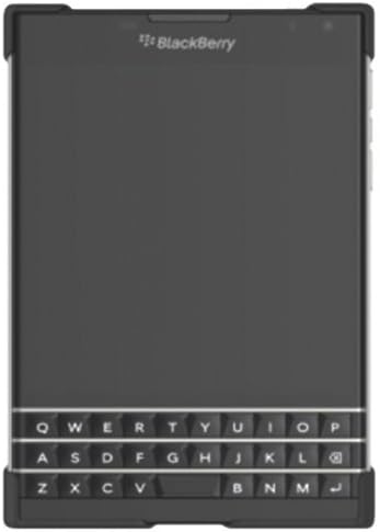 BlackBerry Genuine Hard Shell Case Passport - Retail Packaging - Black (Not for AT&T Version)