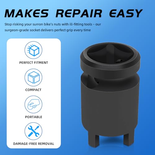 Image of Lock Nut Removal Tool for Surron LBX Electric Dirt Bike,Sur Ron 4-Pin Spanner Repair Socket Tool