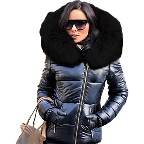 Doudoune courte femme manteau d'hiver chaud coton polaire épais