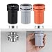 Faucet Fixed Base Wash Basin Foot Nut Anti-Loosening Mounting Nut for Sink Quick Install Pipe Buckle Fastener Tool-Free Installation 77x52x32 mm Gray Orange Black Fit for Kitchen Bathroom (Black)