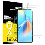 NEW'C 3 Stück für Oppo A74 4G, Oppo A94 5G für Panzerglas, Frei von Kratzern, 9H Festigkeit, HD Bildschirmschutzfolie, 0.33mm Ultra-klar, Ultrawiderstandsfähig