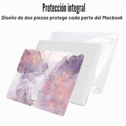 Estuche MacBook Air 13,6 M3 A3113 carcasa dura con funda de portátil 4
