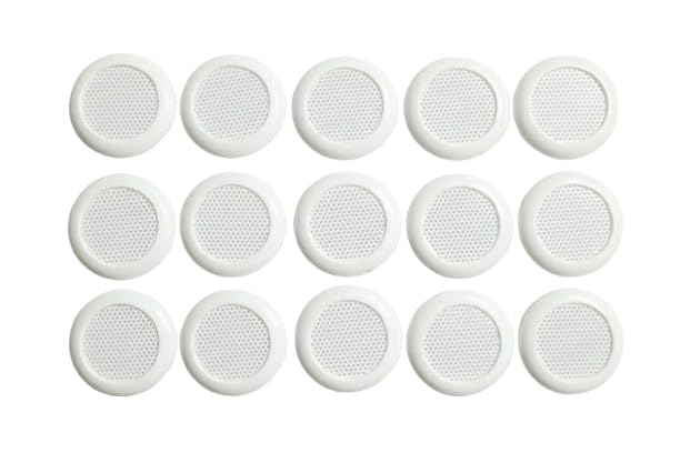 MAHEEK TRADERS 1.5INCH Home Wall Air Hole Closer Round Mosquito Net Dust Controller White 1.5 INCH (12 psc 1.5inch)|Circle air Cowl|Chimney Vent Pipe Cover |Air Vent Grille Cover ducting (Pack of 12)-image-41