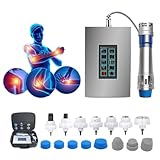 Shefmon Muscle Massage Gun Impulse Gun Deep Tissue Percussion Muscle Massager for Neck Back, Shoulder Body Pain Relief Electric Spine Chiropractor 7 Heads Chiropractic Adjustment Tool