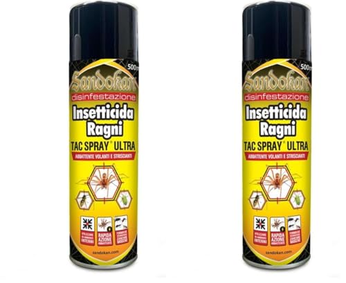 Sandokan insetticida repellente per ragni ad azione persistente 3 settimane