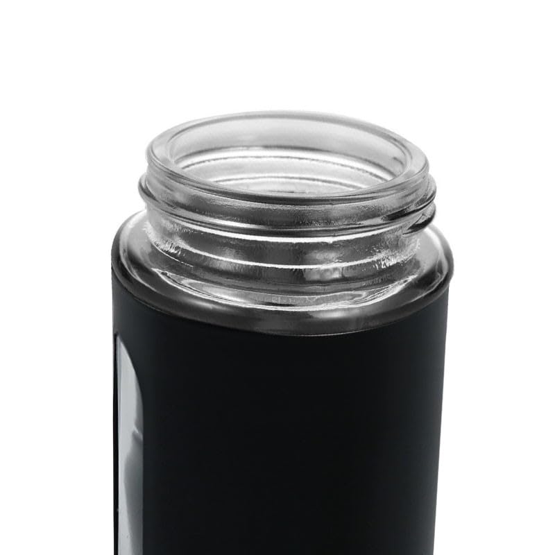 Sonnengold Lot De 9 Pots à Épices 120 Ml (4,9 X 10 Cm) - Élégants Bocaux En Verre Et Acier Inoxydable Noir Mat, Réutilisables Et Durables