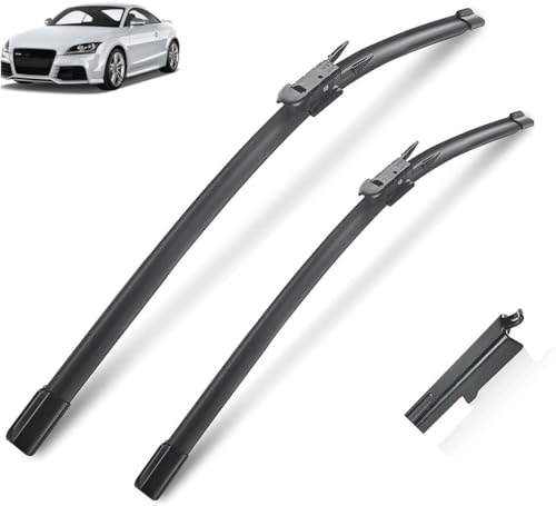 Balai d'Essuie Glace pour Audi TT Mk2 8J 2006–2014, Silencieux Nettoyage Sans Traces Balais d'essuie-glaces Essuie Glaces