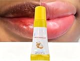 Lemon Lip Lightening Balm, Dark Lip Pigment Removal Exfoliating Lip Balm, Moisturizing Nourishing...