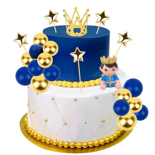 Décorations de gâteau Prince pour une baby shower garçon et fête réussie