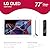 LG 77-Inch Class OLED Z3 Smart TV 8K Processor Flat Screen with Magic Remote AI-Powered with Alexa Built-in (OLED77Z3PUA, 2024)