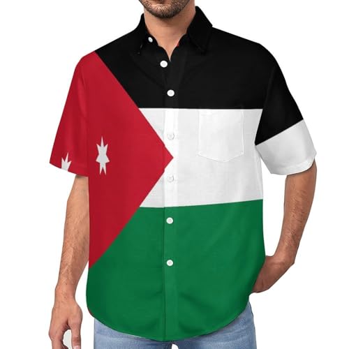 Chemise hawaïenne homme Jordanie pour vos vacances d'été et journées plage