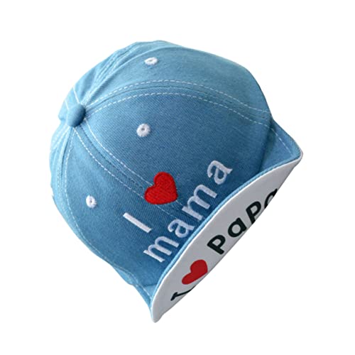 Boys and Girls Embroidered Baseball Cap Soft Brim Lightweight Cotton Sun Protection Suitable for Boys and Girls for Summer Outdoor Activities
