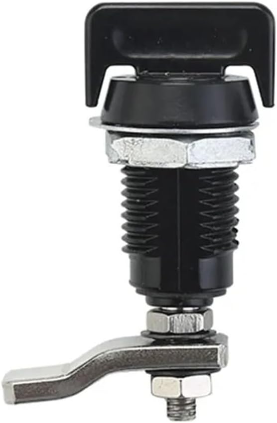 MS816-3S Telescopic Rotary Tongue Lock Electric Cabinet Door Switch Cabinet Distribution Box Door Lock 1Pcs(Handle Type no Key)