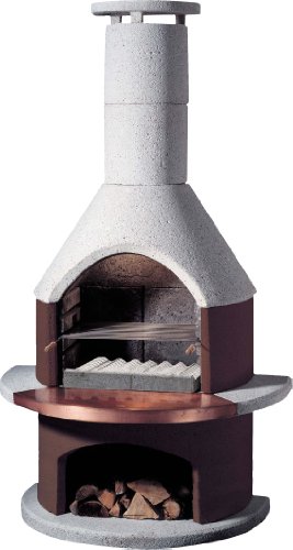 Buschbeck Grillkamin Rondo, 1 Stück, Weiß-Braun, 90009.000