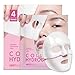 NEXTBEAU Collagen Hydrogel Face Mask with Hydrolyzed Collagen, Hyaluronic Acid, Niacinamide & Peptides for Deep Hydration and Smooth Skin (Pack of 4, 34g Each / 1.19oz)