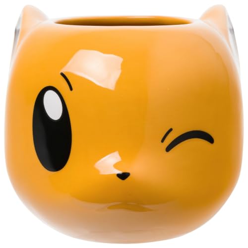 Image of Silver Buffalo Pokemon Eevee 3D Sculpted Ceramic Mug
